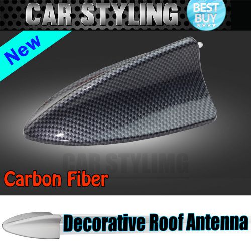 New carbon fiber dummy decoration shark fin roof aerial decorative antenna