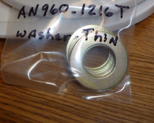 New / old stock - lot of 10 aircraft thin washer - p/n an960-1216 t
