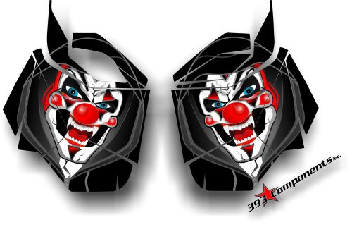 Ski-doo rev xm summit snowmobile sled graphics kit decal joker side panels