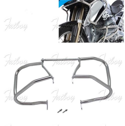 Silver protection engine guard highway crash bar for bmw r 1200 gs lc 2013 -2016