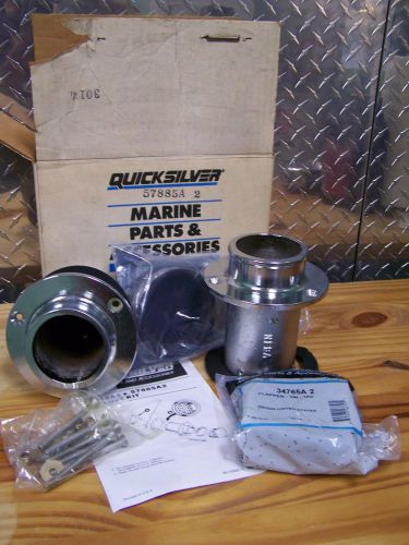 57885a2 new 3" exhaust tips for mercruiser genuine oem