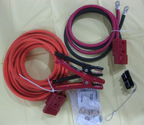 Warn 26769 jumper cable battery winch quick connect booster kit 175 amp 16&#039; 4ga