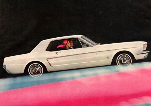 Vintage original 1965 ford mustang magazine advertisement- 10&#034; x 13&#034;