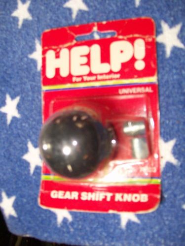 Help parts 76933 universal 1 round gear shift knob - fits 4 sizes - 5/16 3/8 7mm
