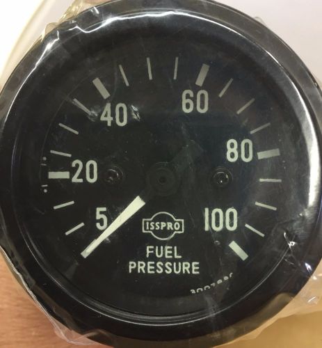 Isspro r8607 0-100 psi fuel pressure gauge classic series 2-1/16&#034; white pointer