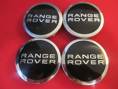 4pcs Land RANGE Rover SUPERCHARED Wheel Center Caps HUB SET Cap MATTE Black, US $24.95, image 3