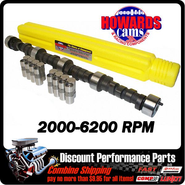 Find HOWARD'S CAMS CHEVY SBC 285/285 .470/.470 HYD CAMSHAFT & LIFTERS 305327350400 in