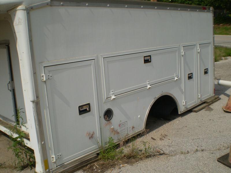 Multi door truck service bed