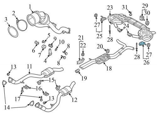 2017-2024 AUDI A4 QUATTRO - Battery VENT HOSE / LINE Grommet 8W0915143B, US $12.99, image 2