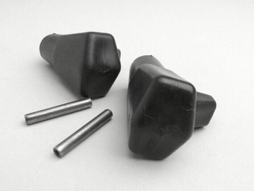 Casa lambretta black rubber stand feet and roll pins