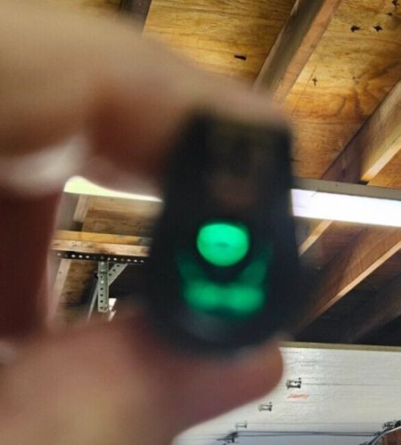 Vintage 1960s Saab 96 Warning Dash Light Gauge GREEN Two Stroke 12V OEM B, US $69.00, image 7