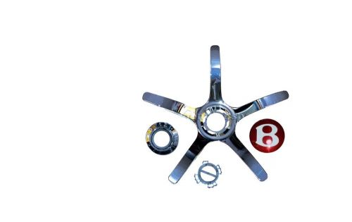 Bentley continental gt 5 spoke chrome wheel cap