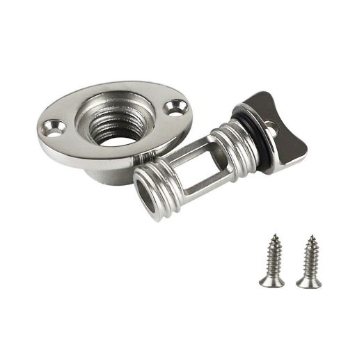 Stainless Steel Marine Drain Plug Screw Type Boat Drain Plug Garboard Drain Plug, US $12.19, image 2