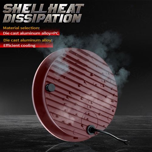 Pair 7" Inch LED Car Headlight Parts Round HI/LO Beam for Chevy Pickup Truck3100, US $127.67, image 4