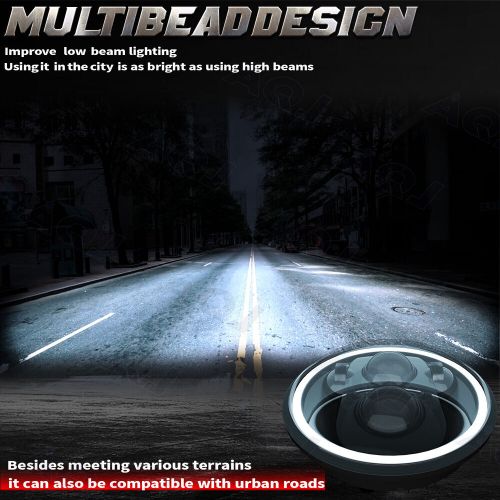 Pair 7" Inch LED Car Headlight Parts Round HI/LO Beam for Chevy Pickup Truck3100, US $127.67, image 11