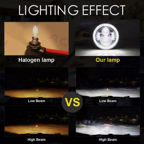 Pair 7" Inch LED Car Headlight Parts Round HI/LO Beam for Chevy Pickup Truck3100, US $127.67, image 15