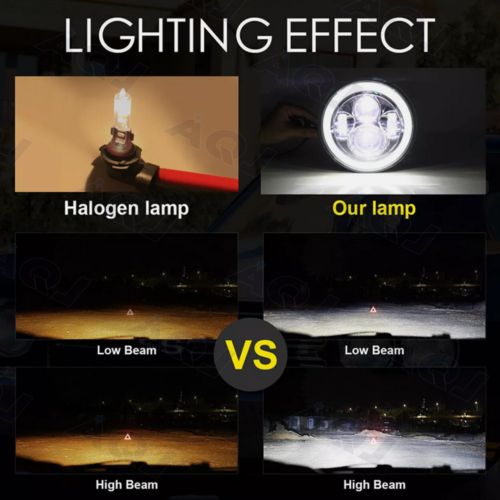 Pair 7" Inch LED Car Headlight Parts Round HI/LO Beam for Chevy Pickup Truck3100, US $127.67, image 25