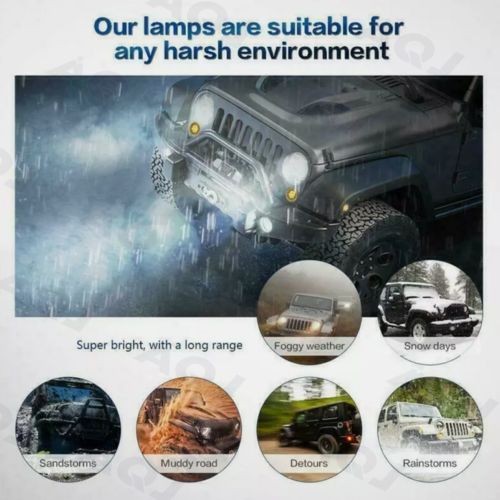 Pair 7" Inch LED Car Headlight Parts Round HI/LO Beam for Chevy Pickup Truck3100, US $127.67, image 30