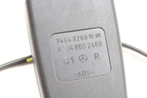 2008 mercedes c300 c250 seat belt buckle front right oem 08 09 10 11 12 13 14 15