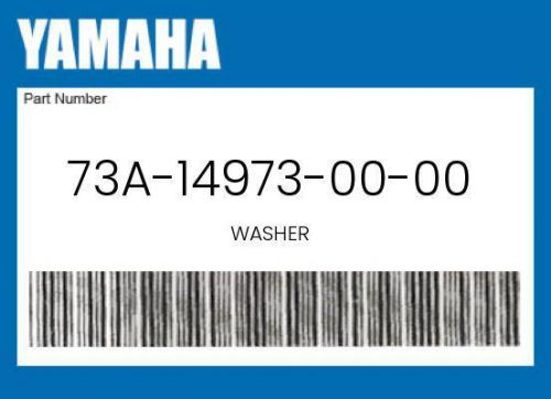 New genuine oem yamaha washer - 73a-14973-00-00