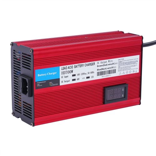 For G19-G22 Barrel 2Pin Style Plug 48 Volt 12Amp Auto Golf Cart Charger 700W, US $81.01, image 8