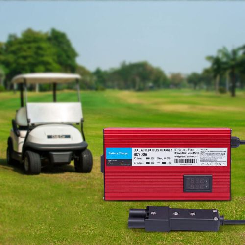 For G19-G22 Barrel 2Pin Style Plug 48 Volt 12Amp Auto Golf Cart Charger 700W, US $81.01, image 10