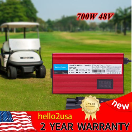 For G19-G22 Barrel 2Pin Style Plug 48 Volt 12Amp Auto Golf Cart Charger 700W, US $81.01, image 16