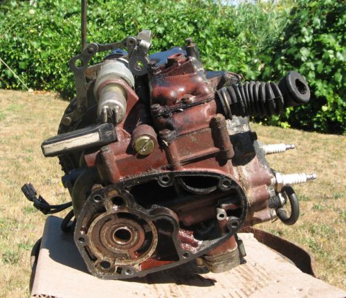 1968 JOHNSON 9.5hp OUTBOARD POWERHEAD w MAGNETO & STARTER MQ-14D Evinrude vtg, US $125.00, image 8