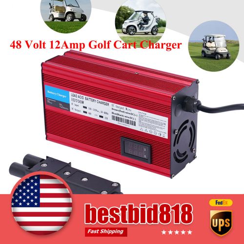 48 Volt 12Amp Golf Cart Charger for G19-G22-"Barrel" 2 Pin Style Plug Motorbikes, US $81.01, image 17