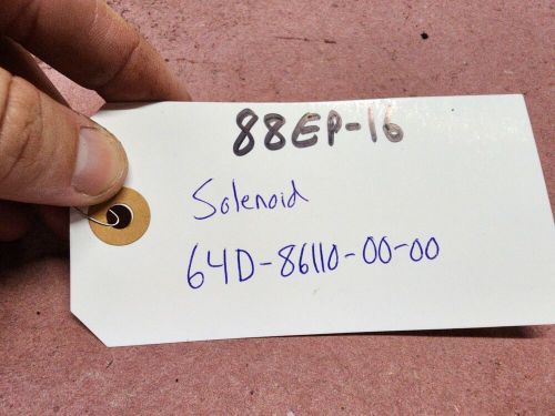 YAMAHA SOLENOID, 64D-86110-00-00, 2002 CARBED 150HP, 88EP-16, US $25.00, image 3