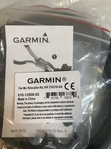 Garmin Fist Mic Relocation Kit 010-12506-02 For VHF 210 210i 215, US $62.00, image 3