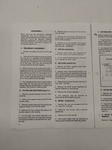 Aircraft Alternator Model TCM 642056 & TCM 646491 24 Volt, 100 Ampere Service, US $12.95, image 15