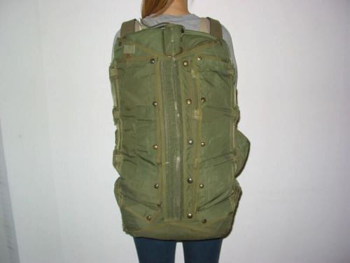 GREEN IRVIN C-771 BACK TYPE EMERGENCY RESERVE RESCUE PILOT PARACHUTE, US $295.00, image 3