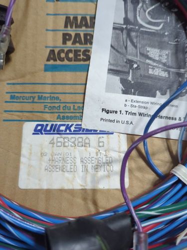 OEM Mercury Quicksilver Boat Power Trim Harness 46838A6 - 20 Ft NOS, US $36.95, image 5