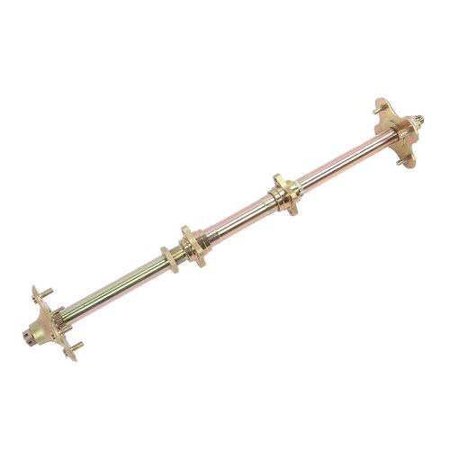 850mm go kart rear live axle kit with brake assembly and chain atv rear axle