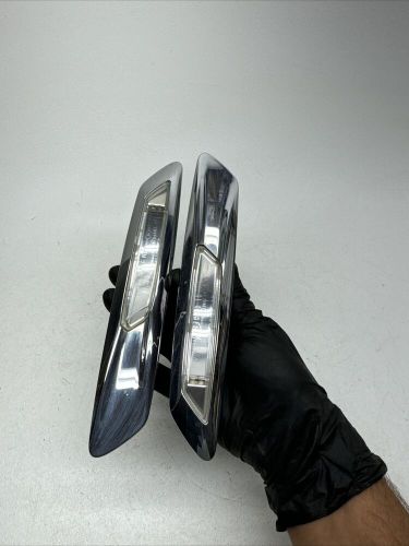11-13 BMW F10 5-Series Set 2 Front Left & Right Side Turn Signal Light USED OEM, US $34.99, image 9