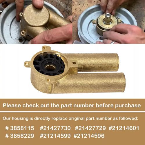 3858115 Raw Water Sea Pump Impeller Housing For Volvo Penta V6,V8 Prior-2005, US $98.60, image 7