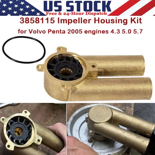 3858115 Raw Water Sea Pump Impeller Housing For Volvo Penta V6,V8 Prior-2005, US $98.60, image 13