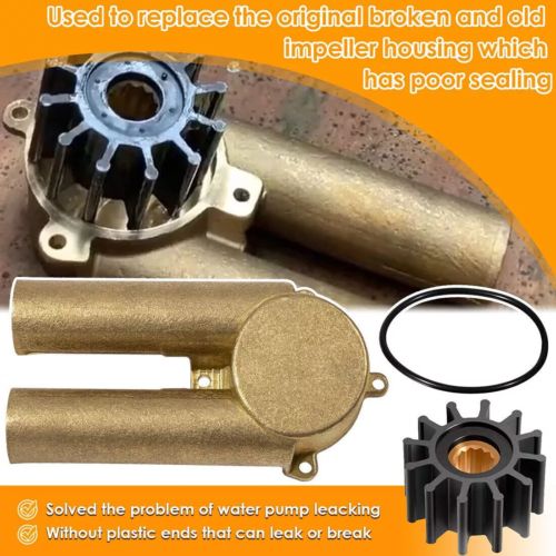 3858115 Raw Water Sea Pump Impeller Housing For Volvo Penta V6,V8 Prior-2005, US $98.60, image 14