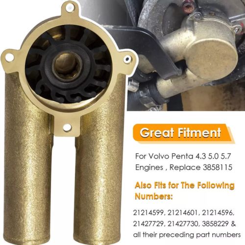 3858115 Raw Water Sea Pump Impeller Housing For Volvo Penta V6,V8 Prior-2005, US $98.60, image 15