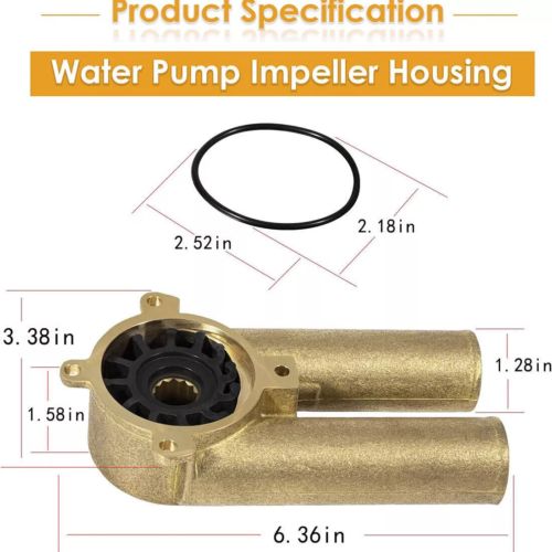 3858115 Raw Water Sea Pump Impeller Housing For Volvo Penta V6,V8 Prior-2005, US $98.60, image 23