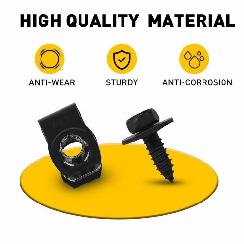 Car Body Screw Fender Bumper U-Nut Clips Retainer Gasket Fastener Metal 50X US, US $16.99, image 16