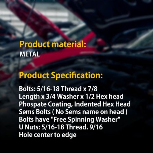 Car Body Screw Fender Bumper U-Nut Clips Retainer Gasket Fastener Metal 50X US, US $16.99, image 17