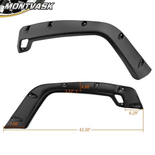 6pcs Pocket Fender Flares Fit For 1997-2006 Jeep Wrangler TJ/Unlimited LJ 2DR, US $51.29, image 11
