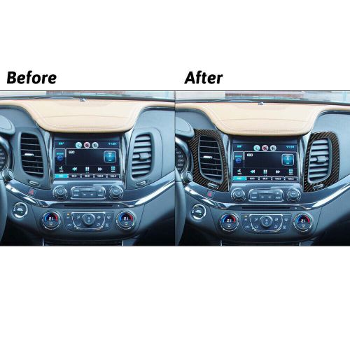 Car Interior Center Air Vent Cover Trim For Chevrolet Impala Vinyl Carbon Fiber, US $38.46, image 8