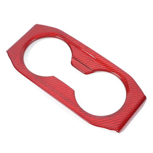 Red Real Carbon Fiber Rear Cup Holder Panel Trim Cover For BMW 5 Series 2024-25-, US $, image 7
