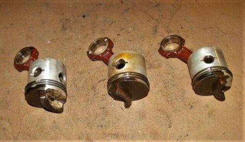 Mercury 50 HP 2 Stroke 3 CYL Pistons Assembly PN 9137A11 Fits 1972-1990, US $120.00, image 2