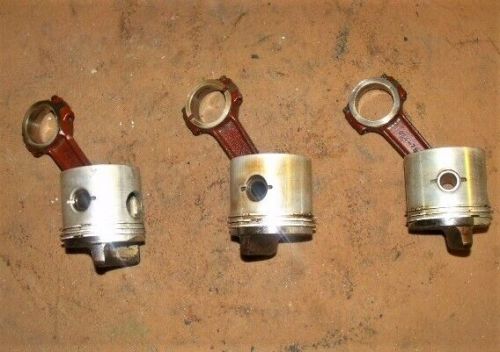 Mercury 50 HP 2 Stroke 3 CYL Pistons Assembly PN 9137A11 Fits 1972-1990, US $120.00, image 3