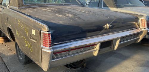 1968 lincoln continental rear bumper upper portion only !!