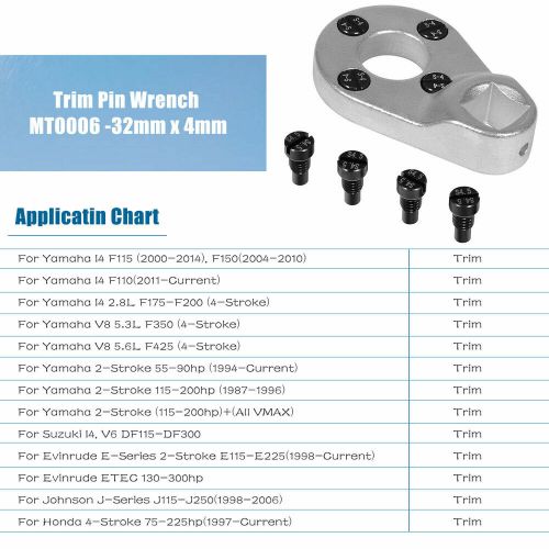 AMT0006 Outboard Trim Tilt Pin Wrench 32mm x 4mm forYamaha Honda Suzuki Johnson, US $36.95, image 8